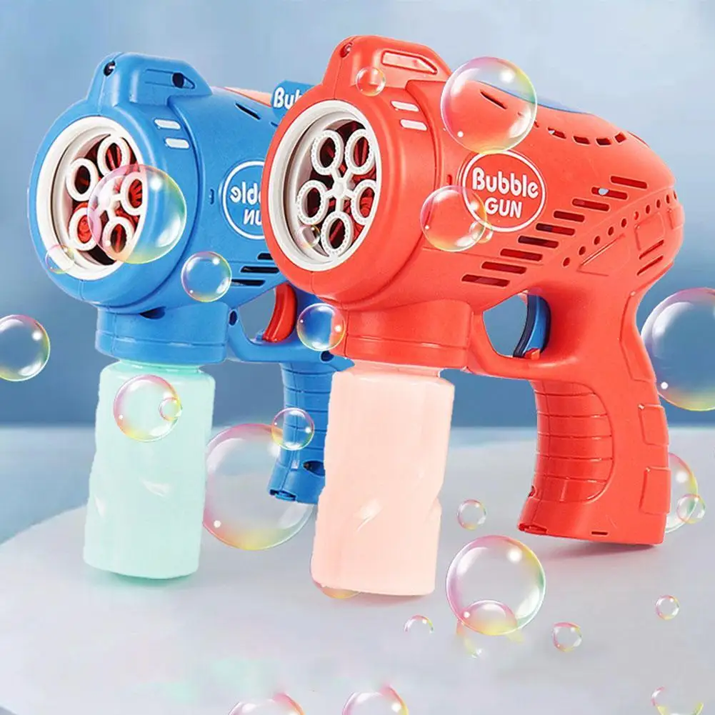 Gatling Automatic Electric Bubble Machine Gun Toy Summer Blower For Kids Outdoor J3X6 | Игрушки и хобби