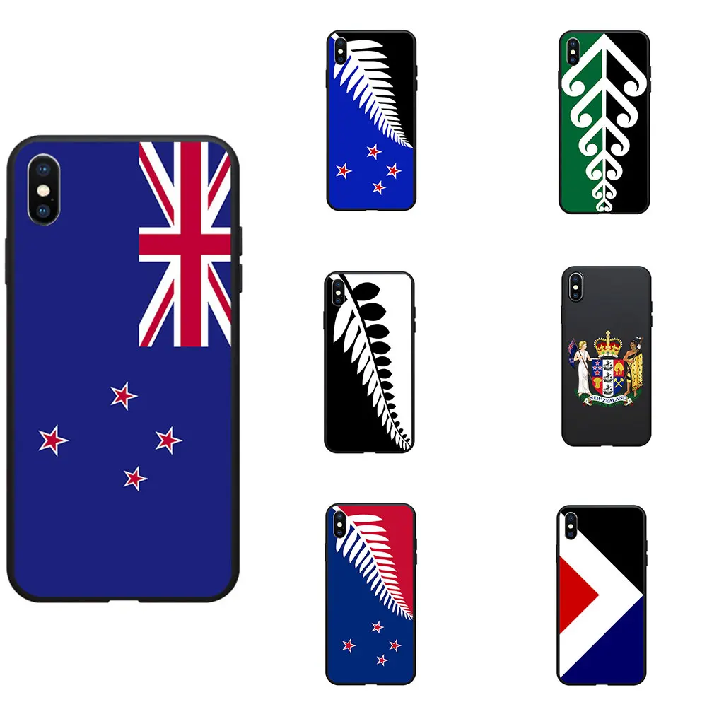 Чехлы для телефонов из мягкого ТПУ с изображением национального флага Новой
