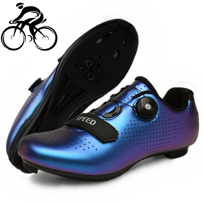 

Ultralight Self-Locking Cycling Shoes Men Sapatilha Ciclismo Professional Pedal Racing Bike Flat Bicycle Sneakers Women Unisex