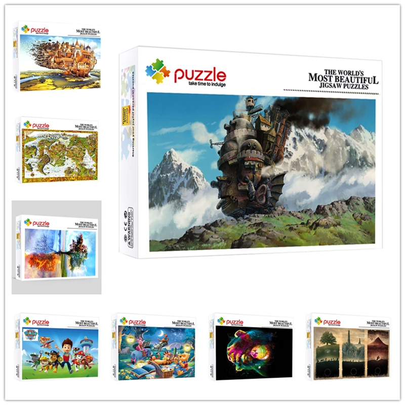 Бумажная головоломка 2000 шт. игра с интеллектуальными вызовами высокой сложности