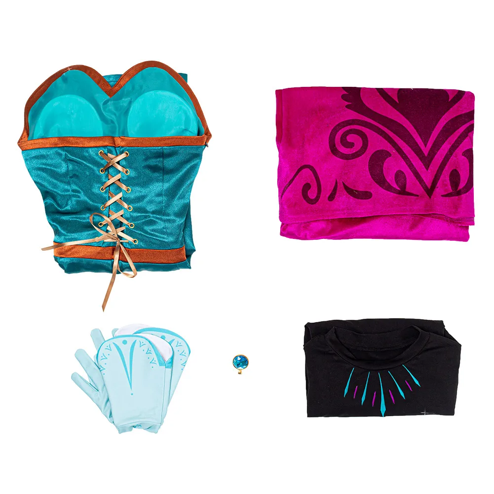 Костюм Эльзы для косплея - платье, плащ, форменное платье для взрослых, девочек и женщин, наряды королевы, костюмы Хэллоуина, карнавальные вечеринки, аниме.