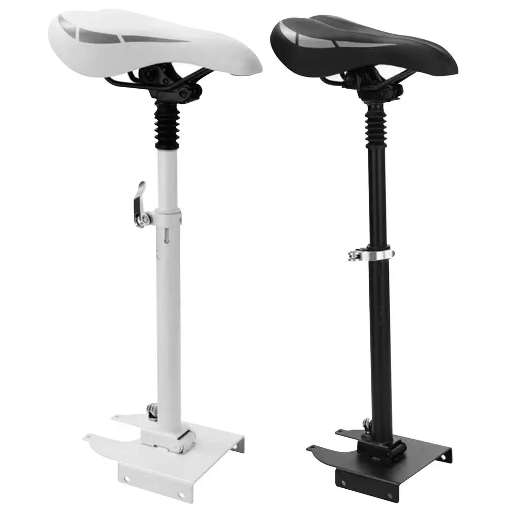 

Folding Comfortable Seat Universal Saddle Seat Shockproof And Comfortable For M365 Electric Scooter Aluminum Alloy Black White