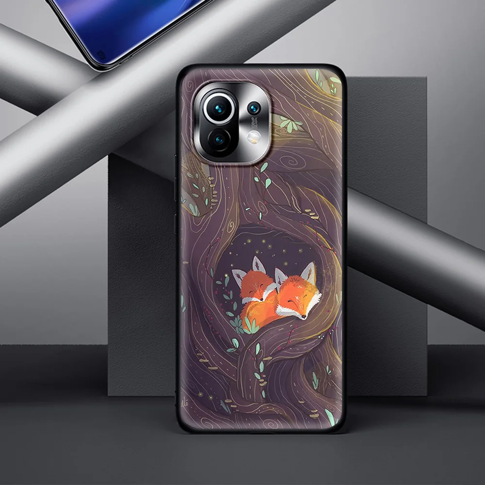 

The Fox Silicone Soft Coque for Xiaomi Mi X3 NFC M3 10S 10T 9T 9 Lite Note 10 Pro 5G 11 Thin Phone Case Shell