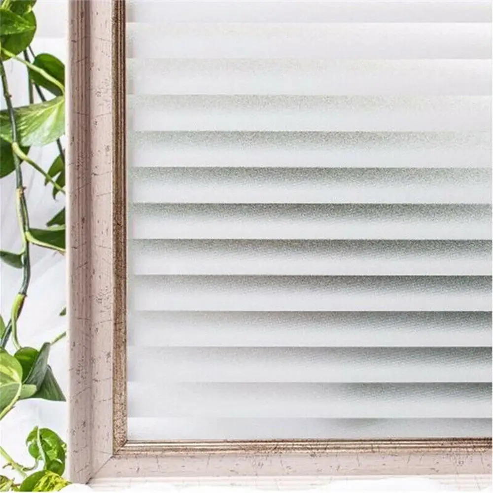 Privacy Decorative Window Film Self Adhesive Frosted Bathroom Sliding Door Frame Glass Sticker Blinds Waterproof Home Decor | Дом и сад