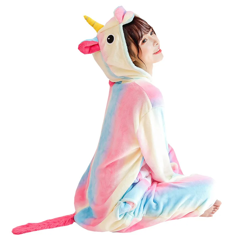 

Sleepwear Striped Pyjama Dinosaur Onsie Zebra Winter Plus Size Tiger Frog Thick Star Pajamas Pyjama Long Women Onesies Pajamas