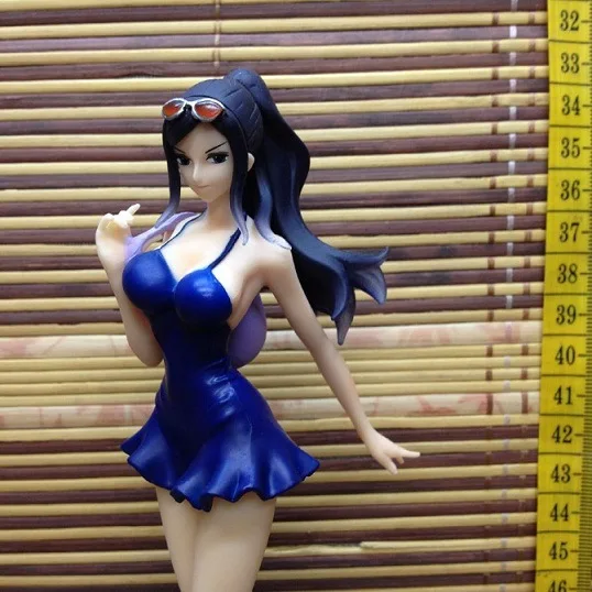 17 см одна деталь аниме Нико Робин синий купальник Ver Фигурки ПВХ детская