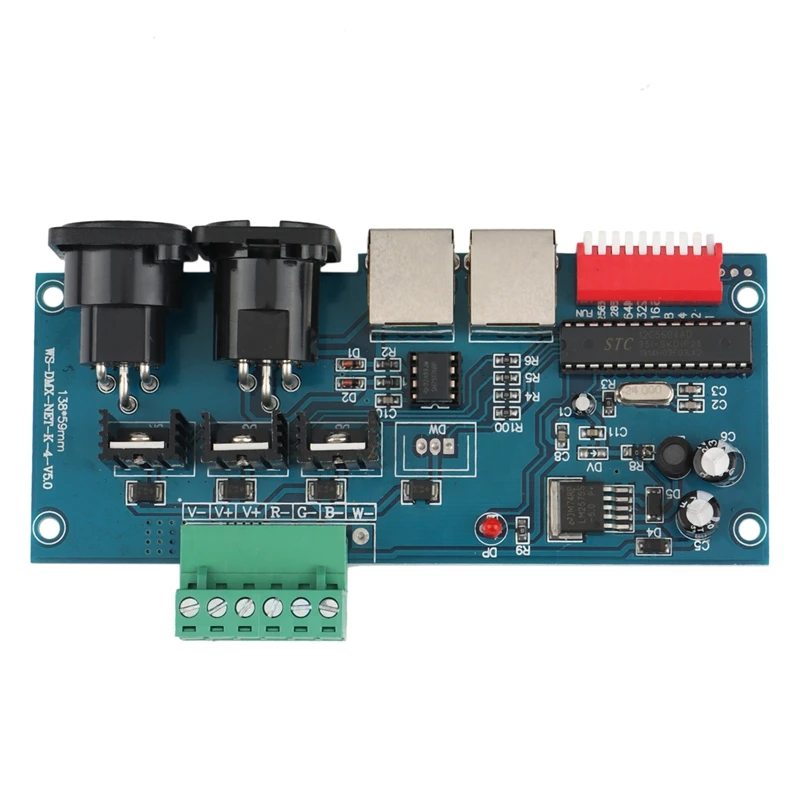 

DMX512 Controller LED DMX512 Decoder RGB 3CH Controller Strip DMX-NET-K-3CH-BAN Dimmer For RGB LED Strip Lamp Light