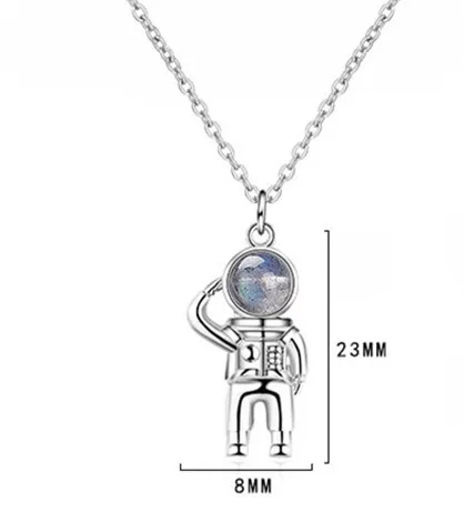 Новейшее ожерелье с подвеской в виде астронавта из кристалла Женский чокер