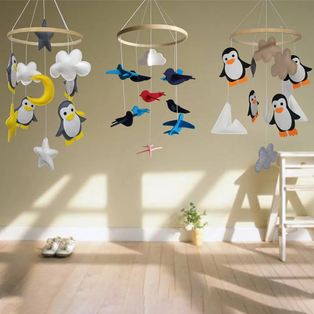 Чехол с изображением милых мультяшных животных ветряные колокольчики детская