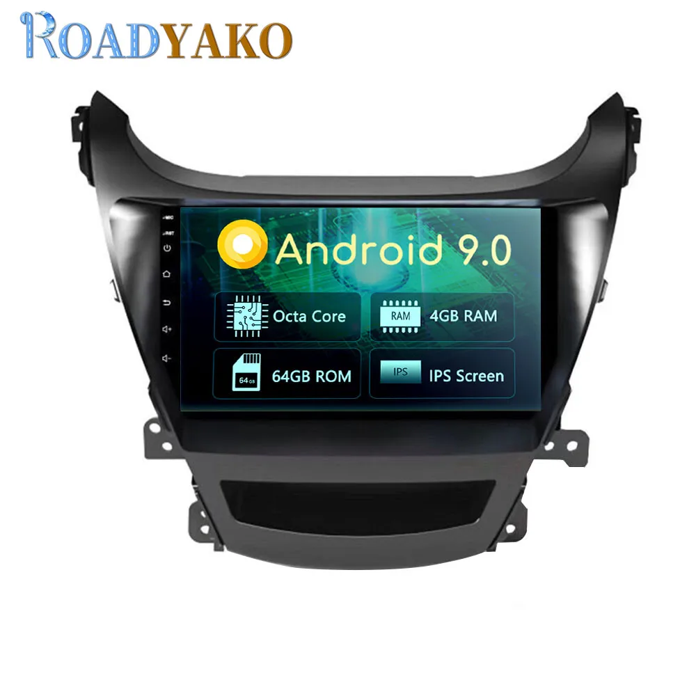 Автомагнитола 9 ''на Android для Hyundai Elantra 2014-2019 автомобильная стереосистема DVD