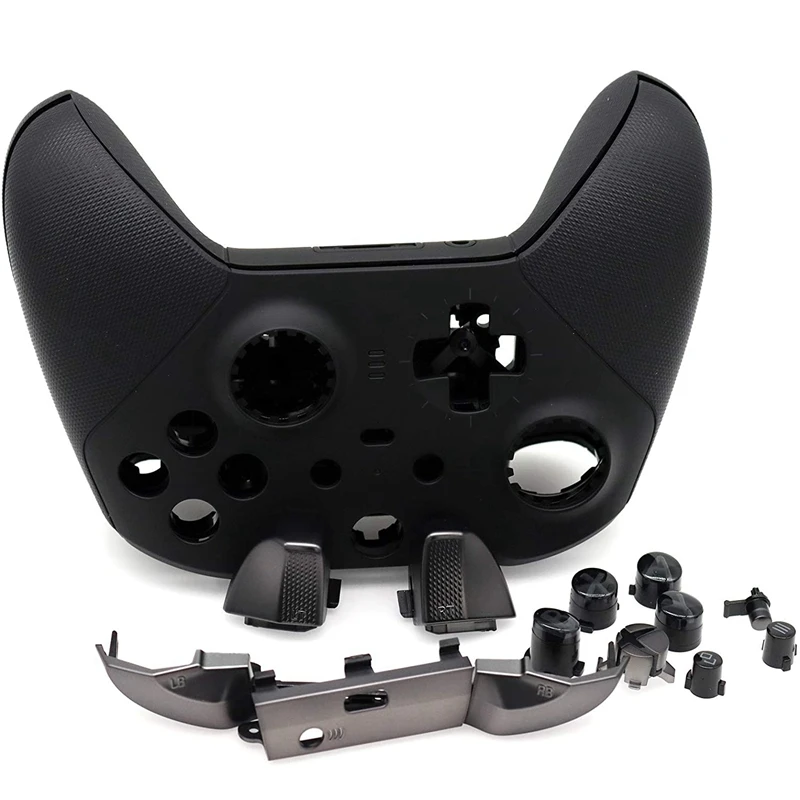 

Full Shell Housing Case Kit with RB LB Trigger Bumper Face Button Set Replacement for One Elite 2 Controller