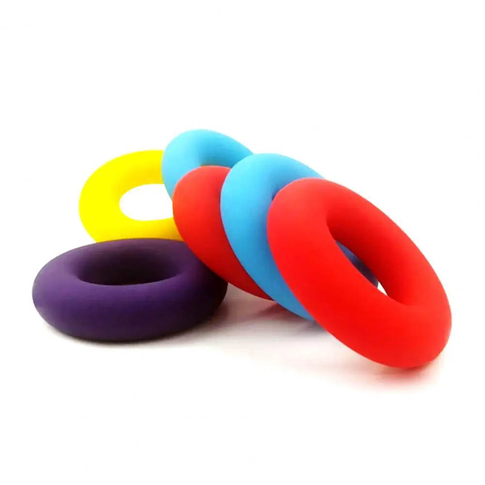 

HOT Type-O Muscle Power Training Silicone Ring Strength Finger Hand Grip Exerciser Muscle Power Training Silicone Ring Strength