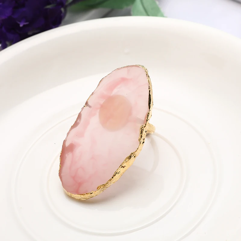 Смола камень ногтей Цвет кольцо держатель на палец лоток для дизайна с палитрой