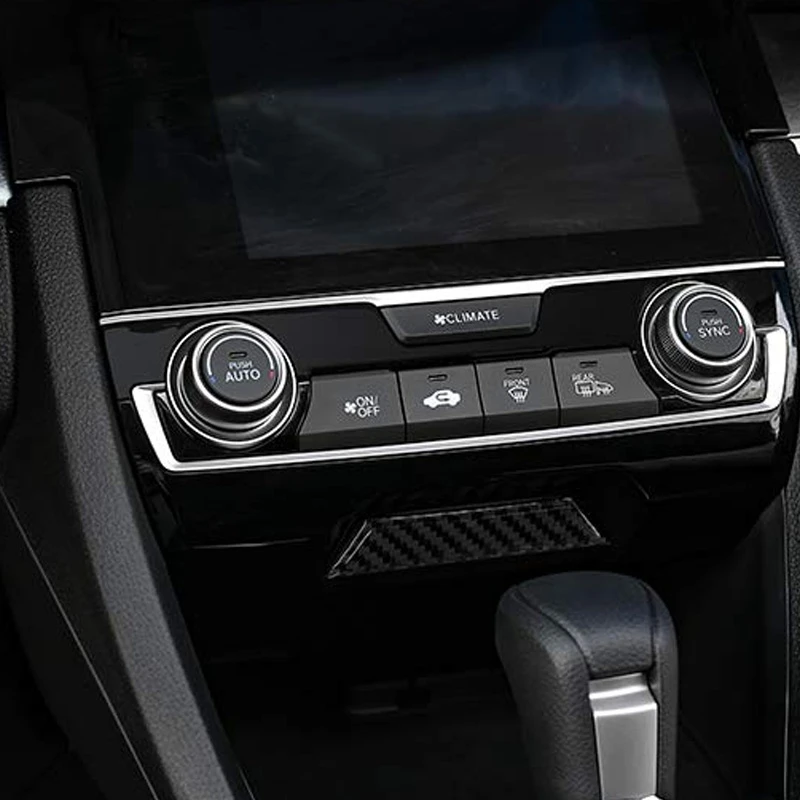 Для 10Th Gen Civic Real Carbon Fiber светильник подушки безопасности для пассажиров