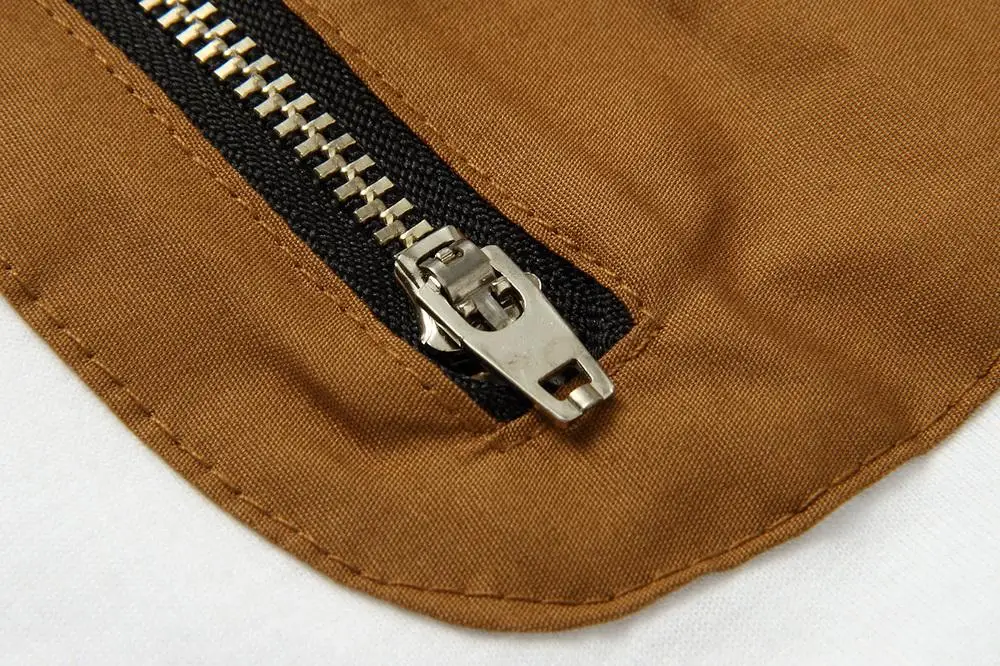 Летние топы одежда для маленьких мальчиков детские на молнии с карманами