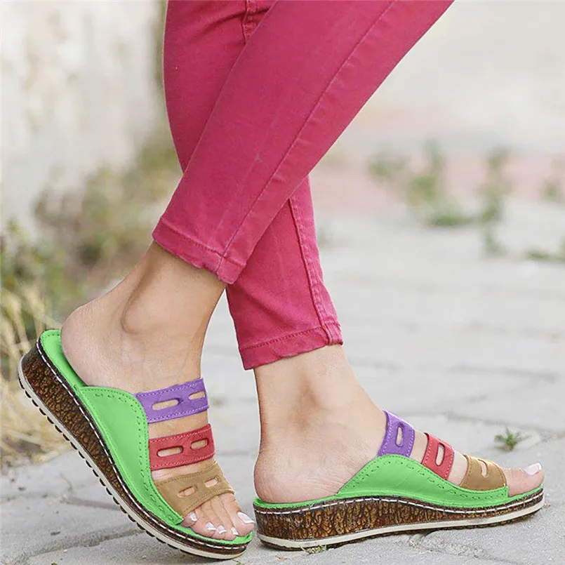 Женские модные сандалии гладиаторы большого размера повседневные босоножки на