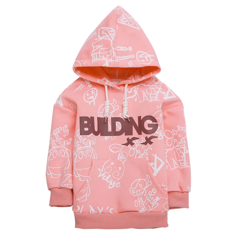 

2021 Autumn Family Matching Clothes Cartoon Printed Fashion Hoodies Parent-child Outfit Mom and Daughter Matching Family Outfits