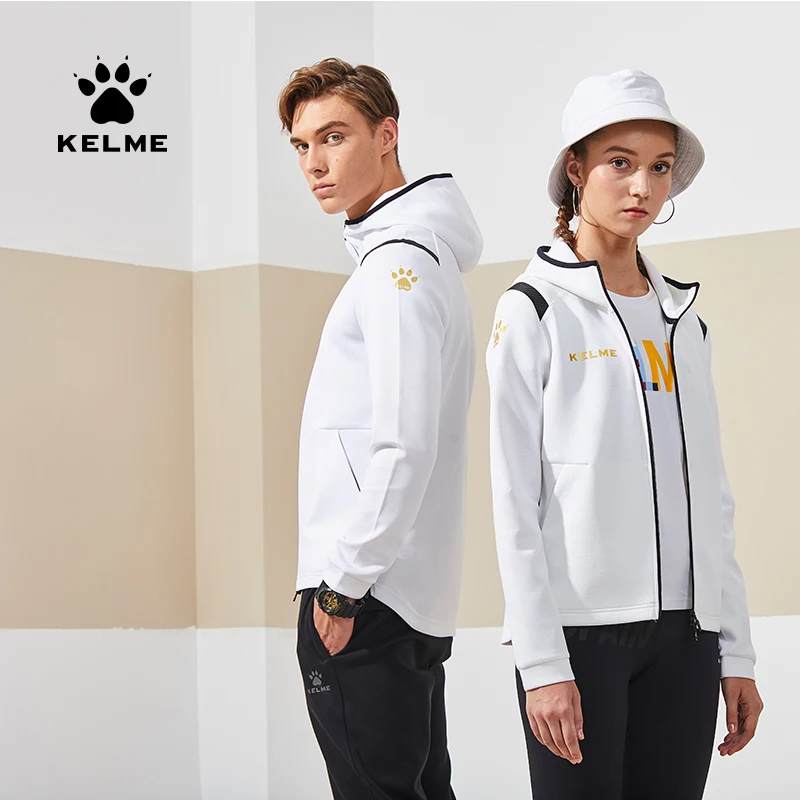 Мужская спортивная куртка KELME женская модная для бега и тренировок верхняя