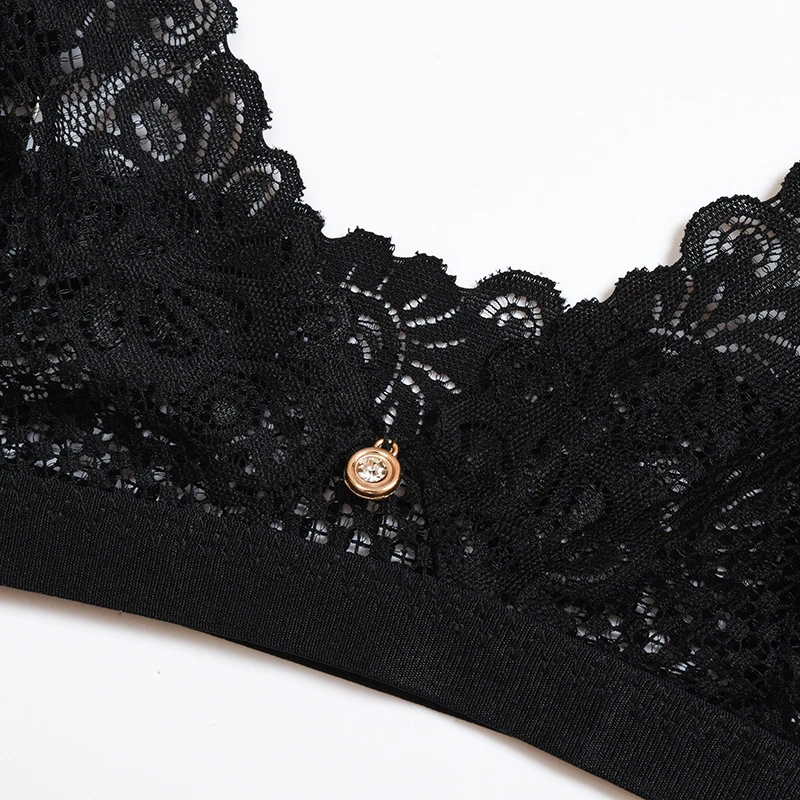 

Miss Zia Wireless Bra And Thong Set Unlined Brassiere Hot Underwear Women Set Lingerie Feminina Intimates Underwear & Sleepwears