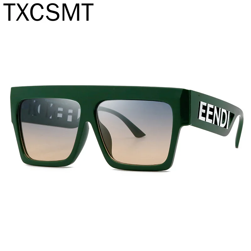 Очки солнцезащитные женские/мужские большие квадратные Модные Винтажные