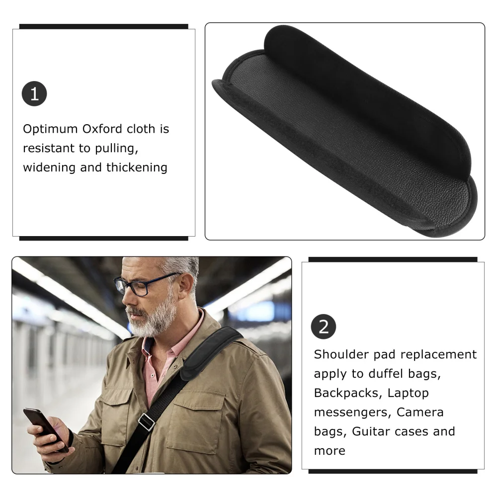 

Oxford Cloth Replacement Shoulder Pad Backpack Strap Pad Thickened Shoulder Pad