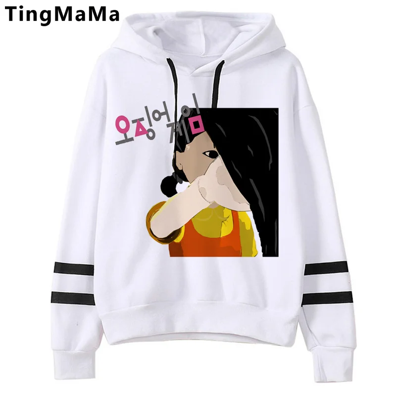 

Korean Squid Game 456 Graphic hoodies men Korea anime hip hop men sweatshirts hoody y2k aesthetic