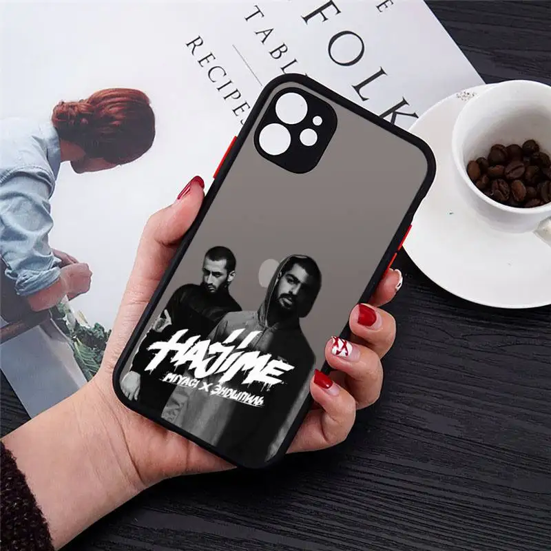 miyagi andy panda accessories phone case matte transparent for iphone 11 12 13 7 8 plus mini x xs xr pro max cover free global shipping
