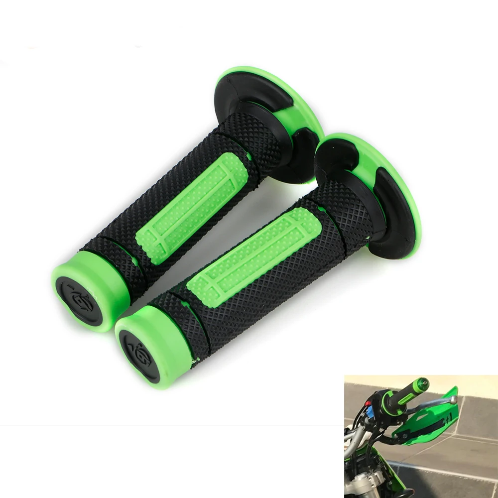 Рукоятка для мотоцикла резиновая гелевая ручка Kawasaki KLX 250 KLR 650 KLX140 KLX110 KX65 KX85 KX100 Ninjia