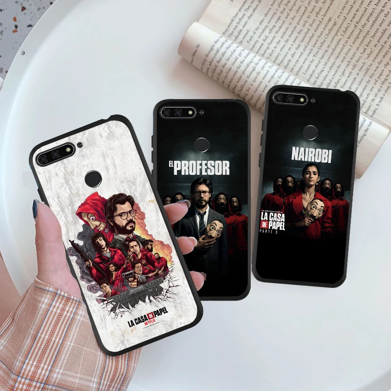 Чехол La Casa de papel с бумажным домом для Huawei Honor 10 Lite 8X 9X 9 V20 20 pro V30 Pro мягкий силиконовый