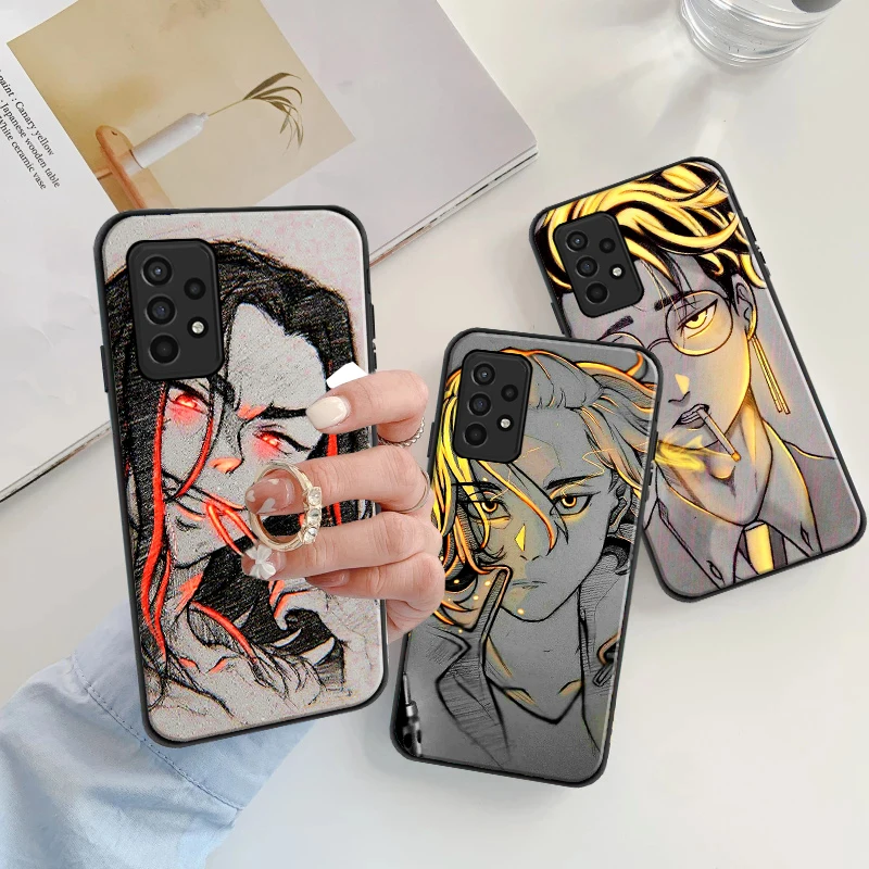 

Japanese Anime Tokyo Revengers Phone Case For Samsung Galaxy A11 A21S A31 A32 A41 A42 A51 A52 A71 A72 Soft silicone Cover Fundas