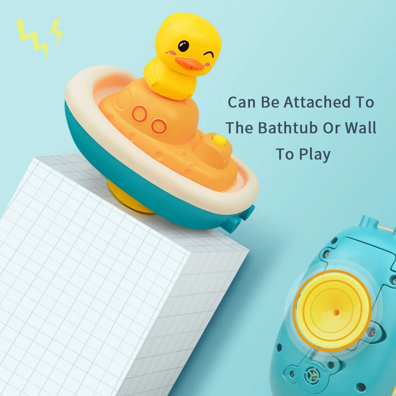baby bath toys electric duck floating water spray shower game bathroom bathtub faucet sprinkler toy for children kids swimming free global shipping