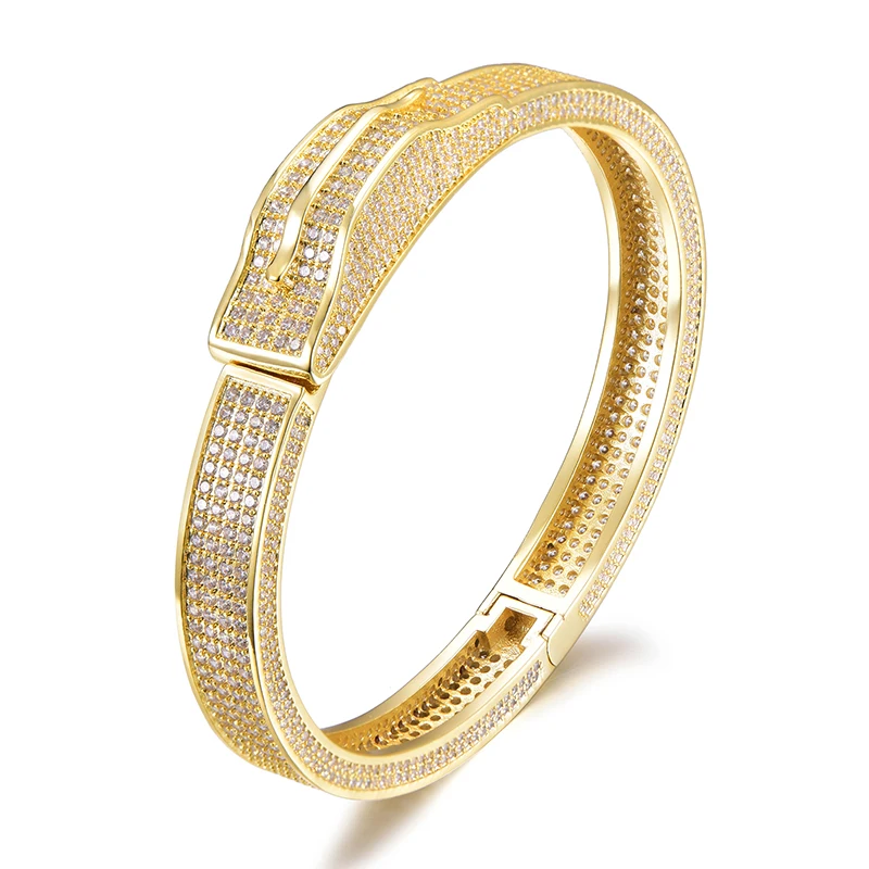 Хип хоп мужской Iced Out тяжелый кубический циркон личность микро проложили Bling CZ браслет для мужчин женщин рэппер ювелирные изделия