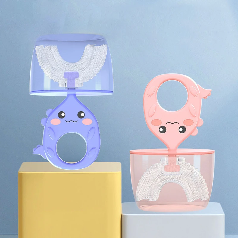 

Зубная щетка U-образной формы для детей 2-12 лет