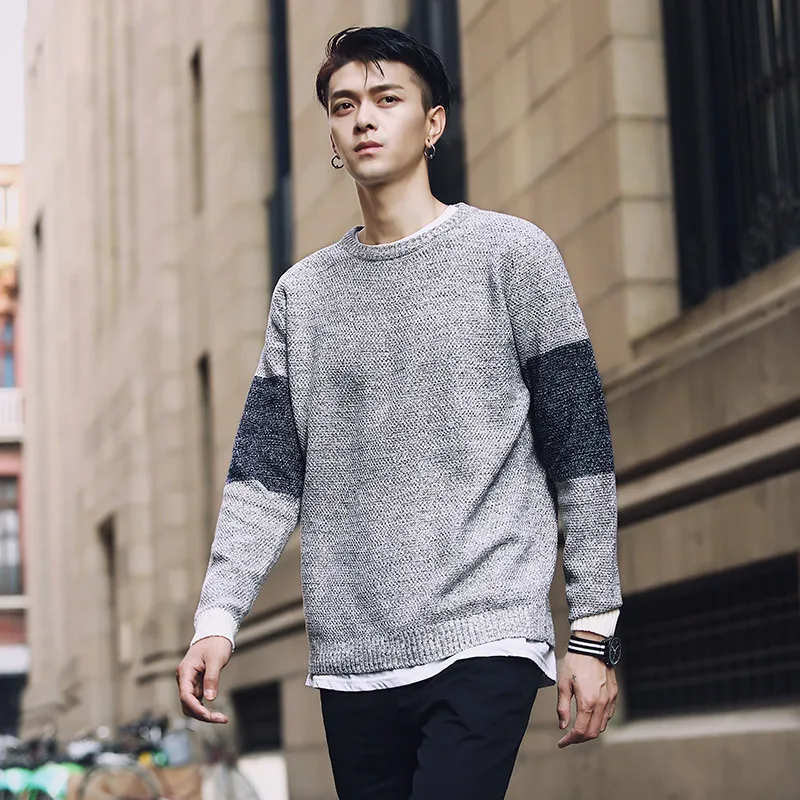 Мужской свитер 2020 Новинка Сезон осень-зима Модный тренд мужской вязаные топы для