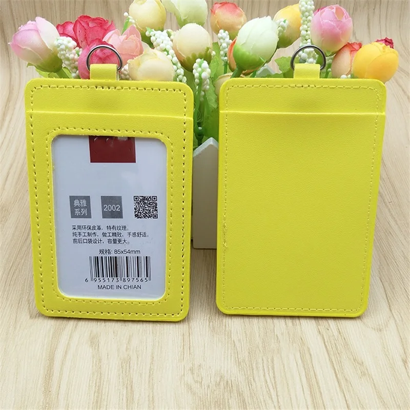 Кожа сотрудников персонала учителя магазин менеджер работы держатель для карт