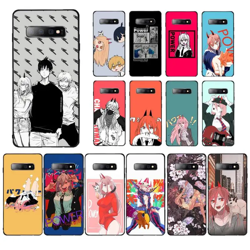 

MaiYaCa Anime Chainsaw Man Power Phone Case for Samsung S10 21 20 9 8 plus lite S20 UlTRA 7edge