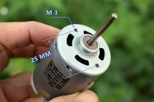 Двигатель угольной щетки JOHNSON RS-545 постоянный ток 12 В 25600 об/мин высокоскоростной