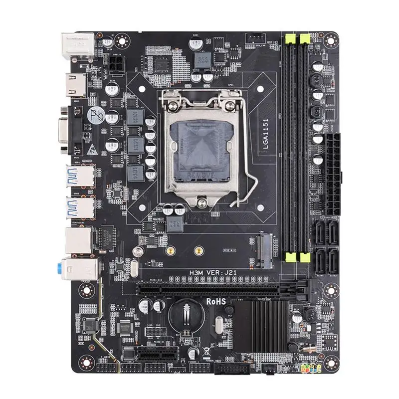 

Материнская плата компьютера M-ATX DDR4 Оперативная память устройство чтения карт памяти 3,1 SATA 3,0 разъем Gigabit Ethernet настольный материнская плата ...