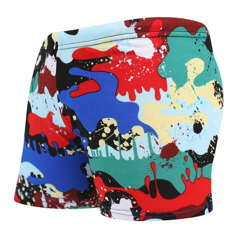 Swimwear Short 12 Детская Повседневная быстросохнущая одежда для купания с рисунком; купальный костюм для маленьких мальчиков; летние шорты для детей; пляжная одежда; Шорты для плавания - Цвет: Swimwear Short 12