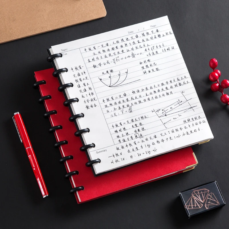 

Необычный простой блокнот с изгибом 360 ° со съемными листьями и кукурузой, канцелярские принадлежности, подарки для студентов колледжа