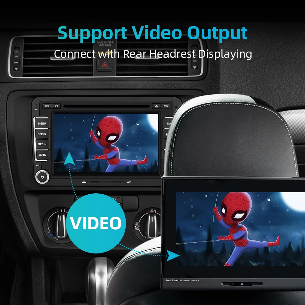 Автомагнитола Isudar DSP мультимедийный плеер на Android с GPS для