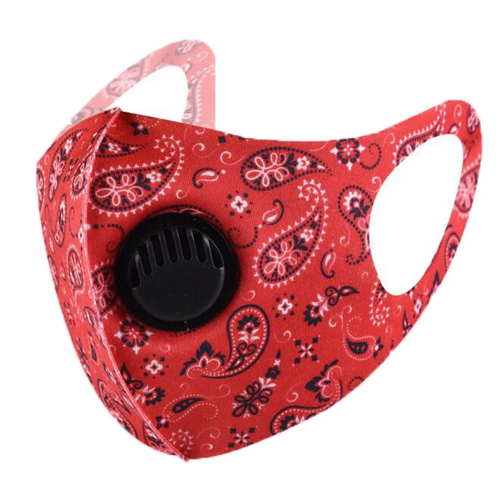 

Маска для взрослых унисекс, моющаяся многоразовая защитная маска от пыли с фильтром для лица, для Хэллоуина, Косплея