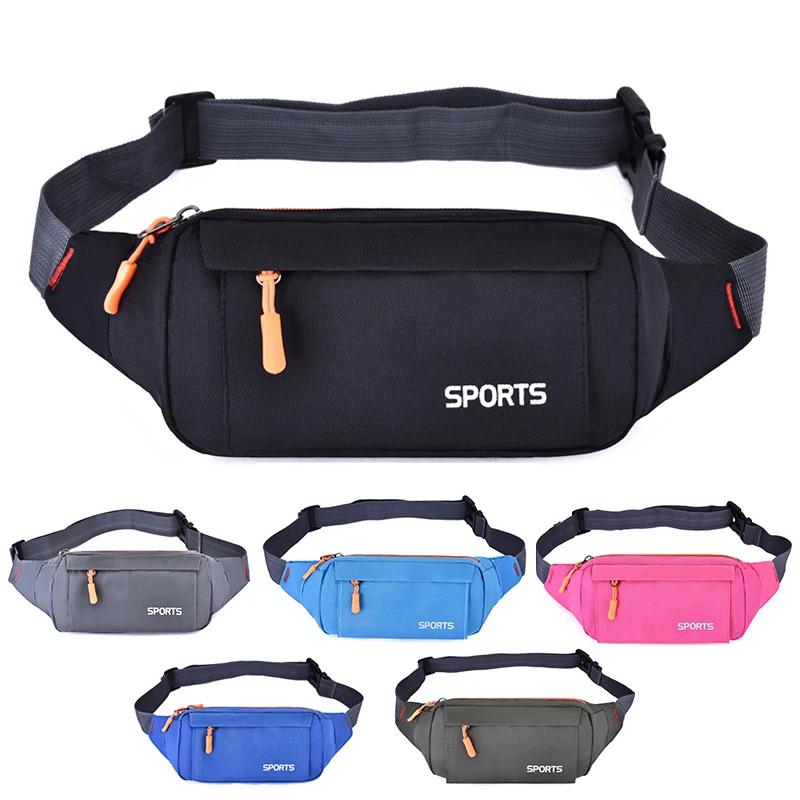 

Waterproof Waist Pack Women Sports Running Waist Bag For Men Mobile Phone Holder Belt Bag Gym Fitness Travel Pouch Chest Bags