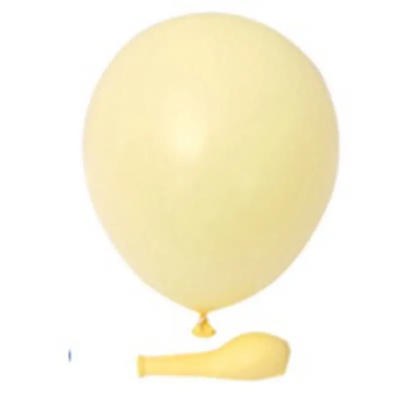 Macaron Yellow 20 шт. 5/10 дюймов латексные воздушные шары в виде Макарон карамельного цвета надувные шары для девочек на день рождения, свадьбу, вечеринку - Цвет: Macaron Yellow