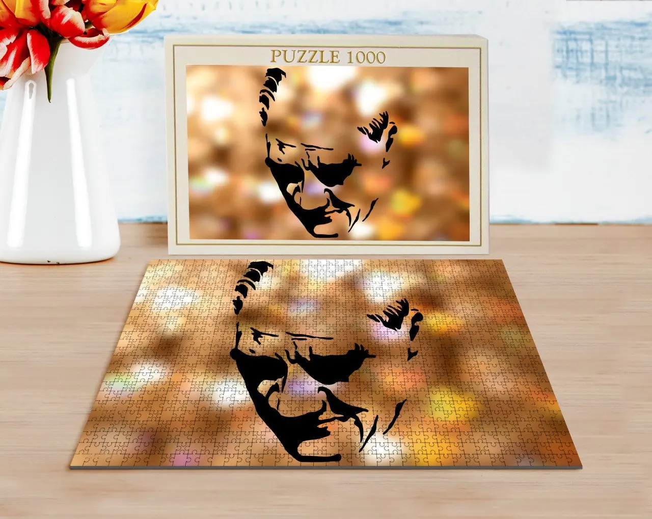 

BK Home Ataturk Silhouette Design 1000 Piece Professional Puzzle-6