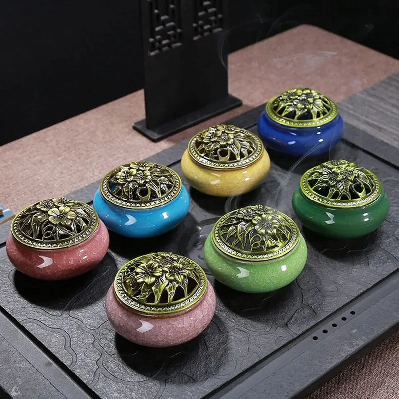 Курильница подставка для благовоний в виде буддистского фарфора|Благовония и