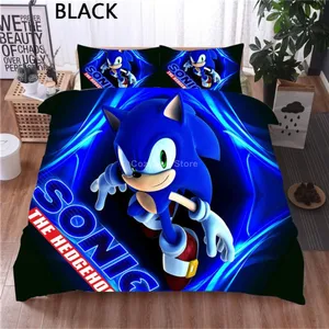 kids blue cartoon bedding set game figure boy duvet cover sets comforter bed linen twin queen king single size dropshipping gift free global shipping