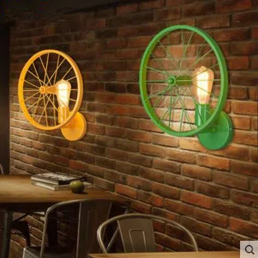 

Industrial wind retro loft creative restaurants wall lamp clothing stores hotels American style village wall lamp MJ1102