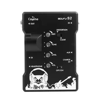 caline s2 di earphone front stage trainer use mini electric guitar for guitar with xlr cable audio connector electric pedal