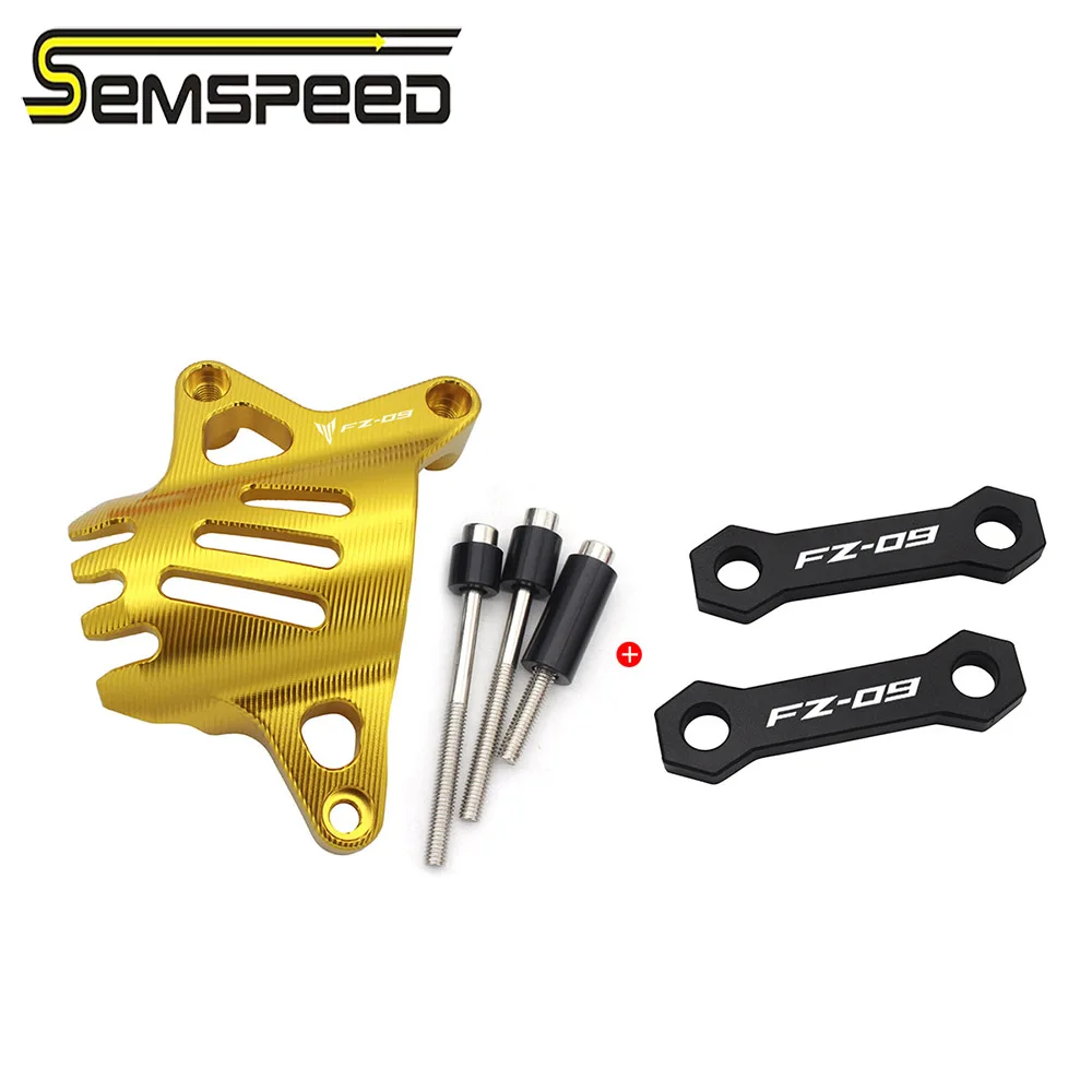 

SEMSPEED FZ-09 logo Lowering Seat Bracket For Yamaha MT-09 FZ-09 2014 2015 2016 2017 2018 2019 2020 Protect Cover of the Pump